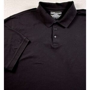 5.11 Tactical Polo Shirt Mens‎ 2XL Black Utility Security Workwear